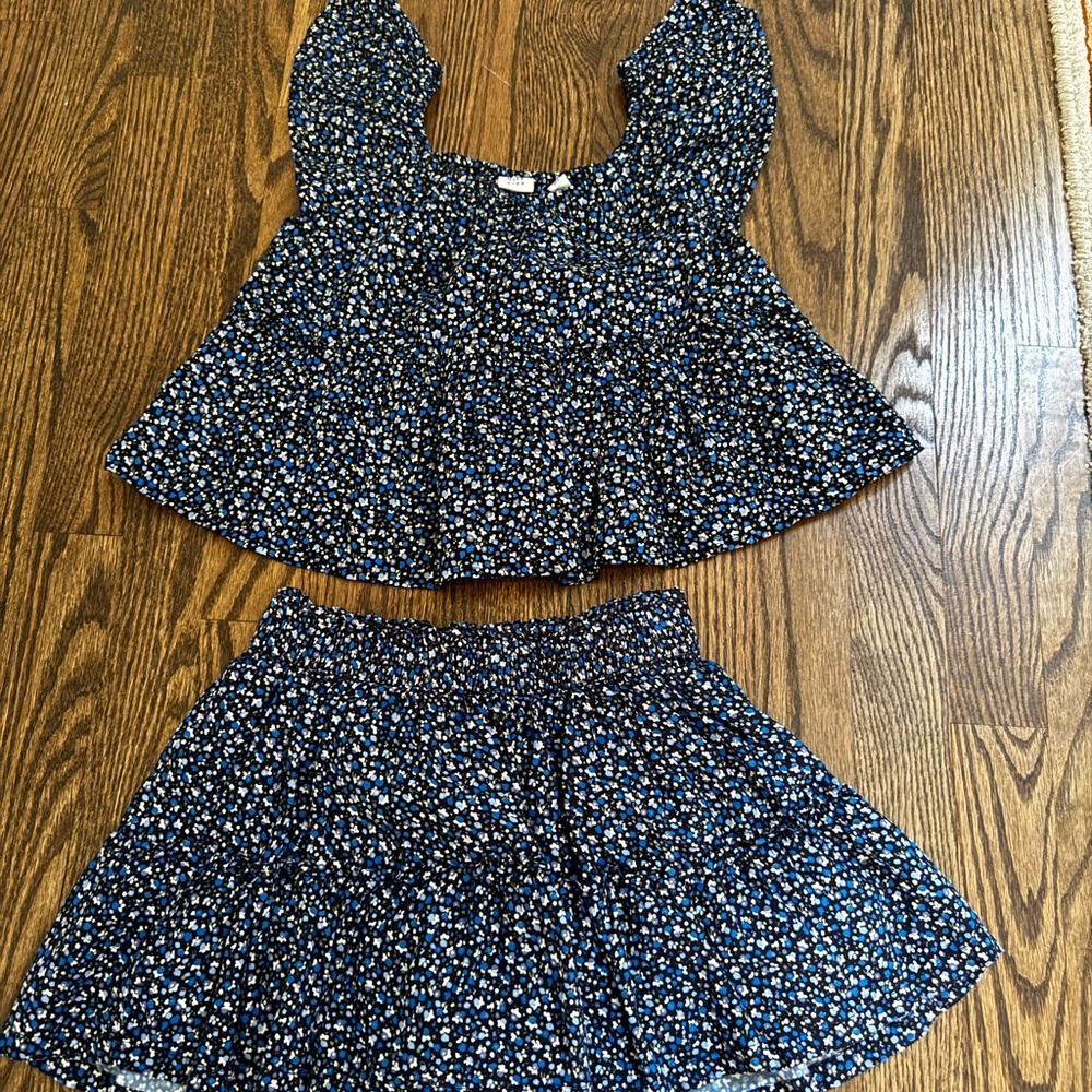 GAP Kids Blue Floral Dress